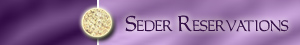 Seder Reservations (Purple)